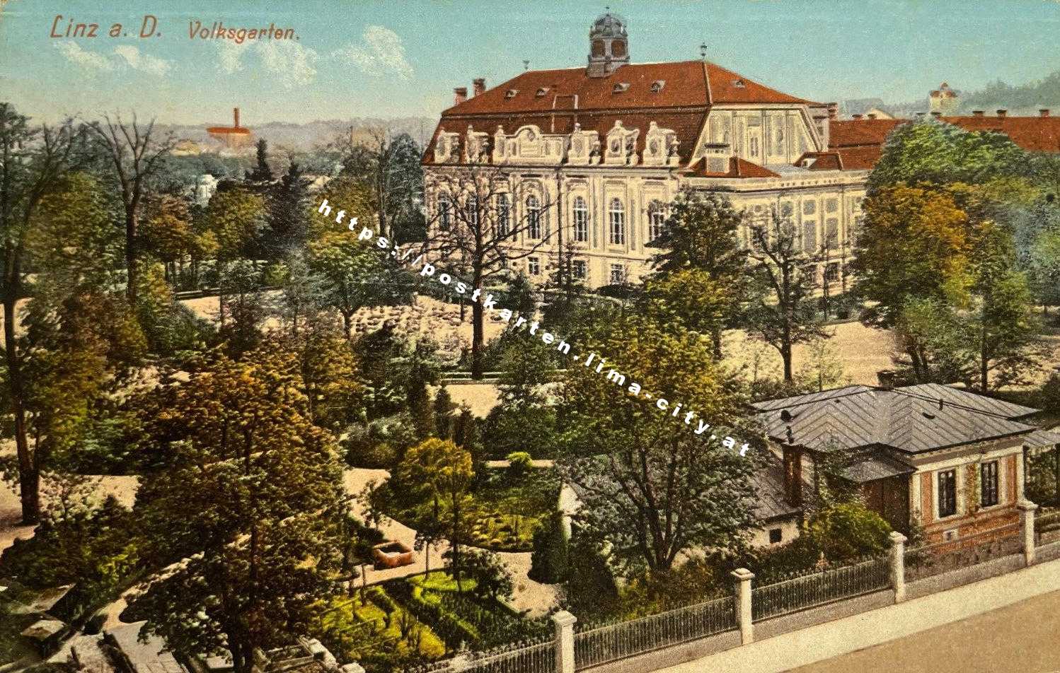Linz Volksgarten 1912